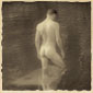 Male Figure in Water, hand-painted photograph by Jamie Gordon Fine Art Photography